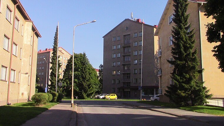 asuntoja ulvilan kaupunkimaisemassa