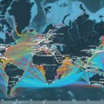 maailmankartta-ja-kauppalaivat-merella