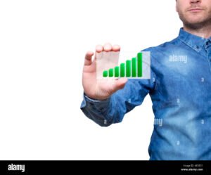 yritysten kasvua symboloiva kasi ja nuput